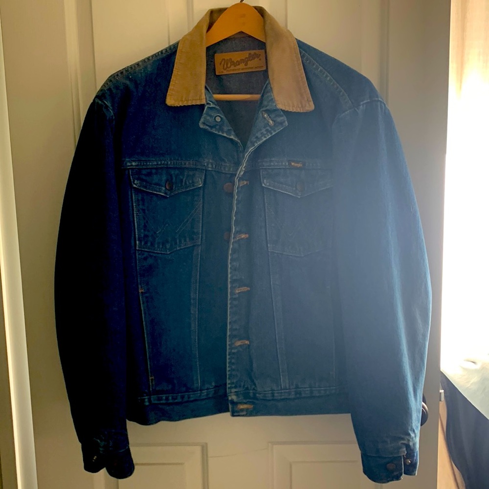 Wrangler Vintage flannel lined denim jacket
